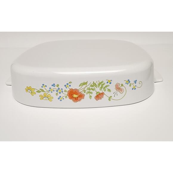 Corning Ware Wildflower 2.5 Qt. Casserole Dish Lid/ Anchor Hocking 2Qt Bakeware - Picture 8 of 16